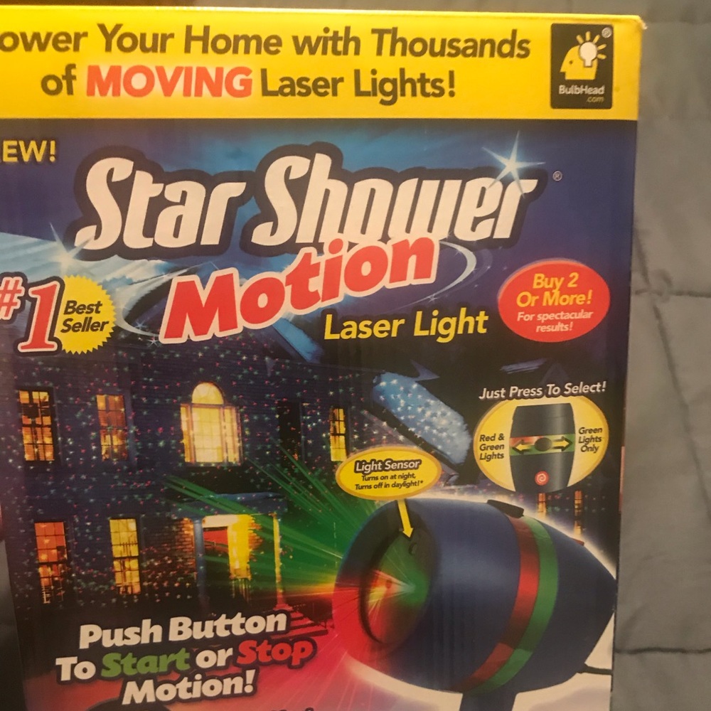 Star shower laser light